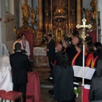 Begleitung einer Hochzeit im Anna-Kircherl Harlaching